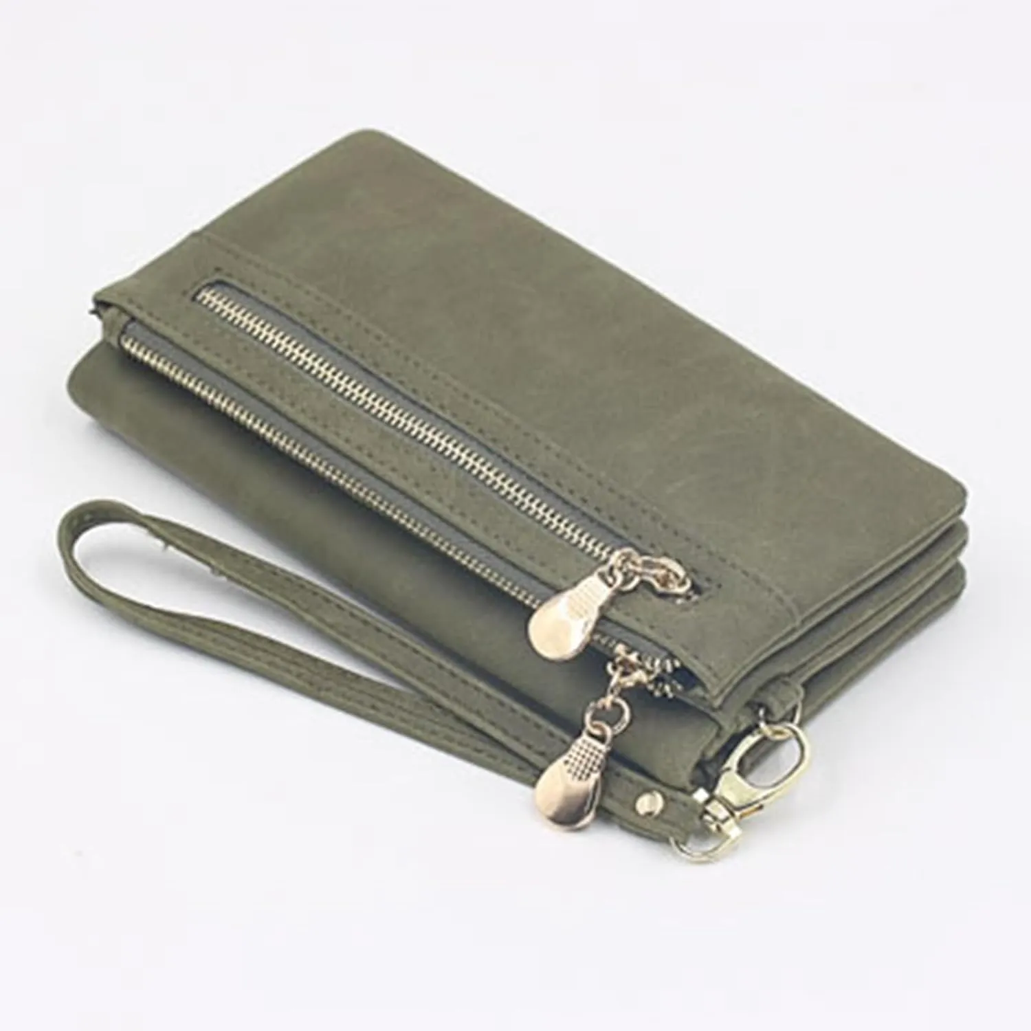 Wallet Women RFID Blocking Small Compact Bifold Luxury Leather Pocket Wallet Ladies Mini Purse with Id Window Vanilla