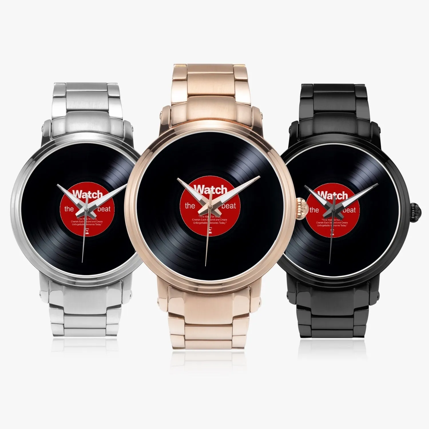 Watch The Beat Vinyl Record Dial Automatic Watch