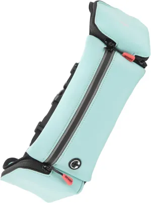 Water Bottle Holder Running Belt Wicking Portable Hydration Belt for Hiking Climbing (Sky Blue)