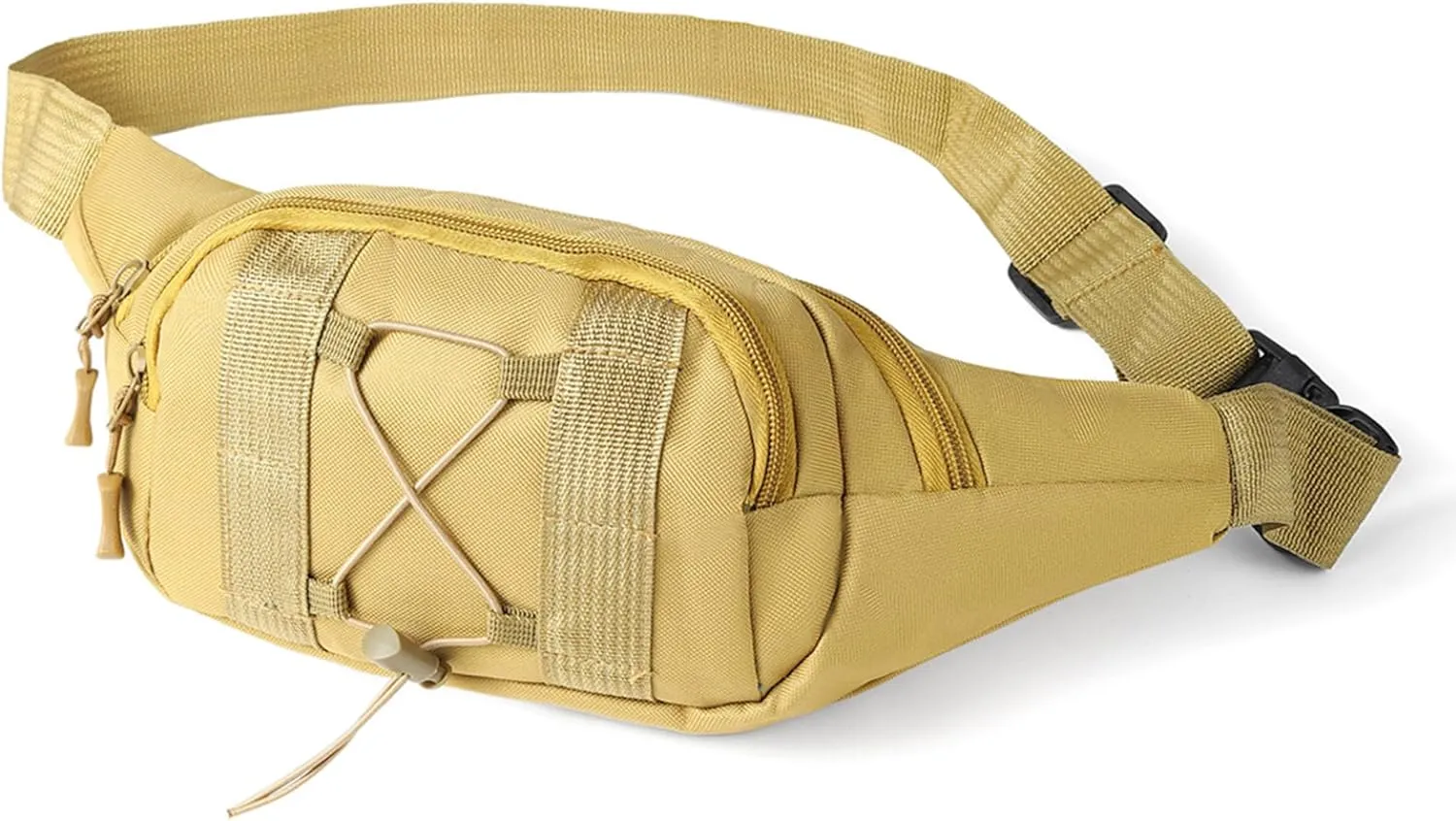WESTEND Fanny Pack Waist Bag Belt Bag with Multiple Zipper Pockets & Adjustable Strap