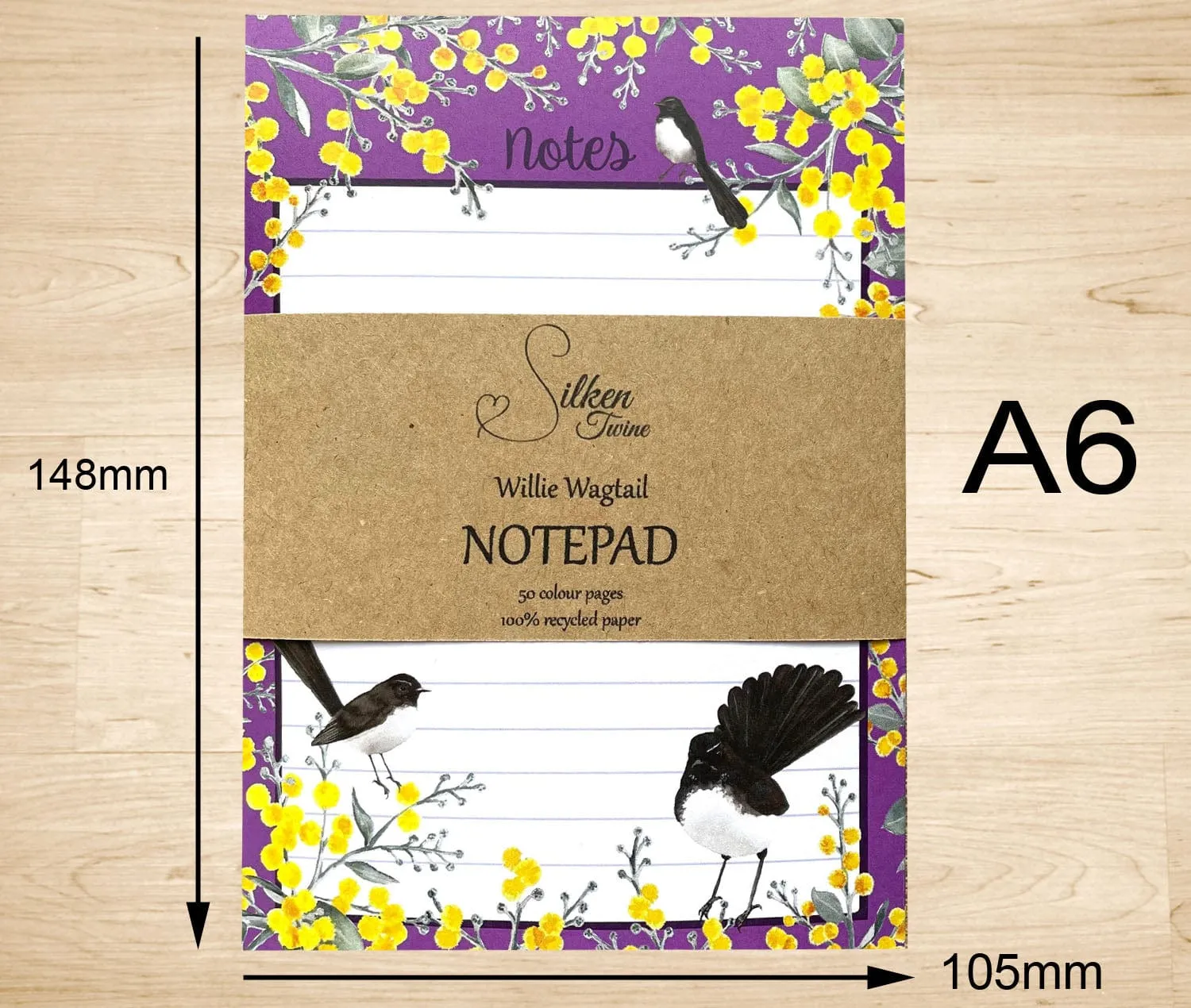 Willie Wagtail Note Pad