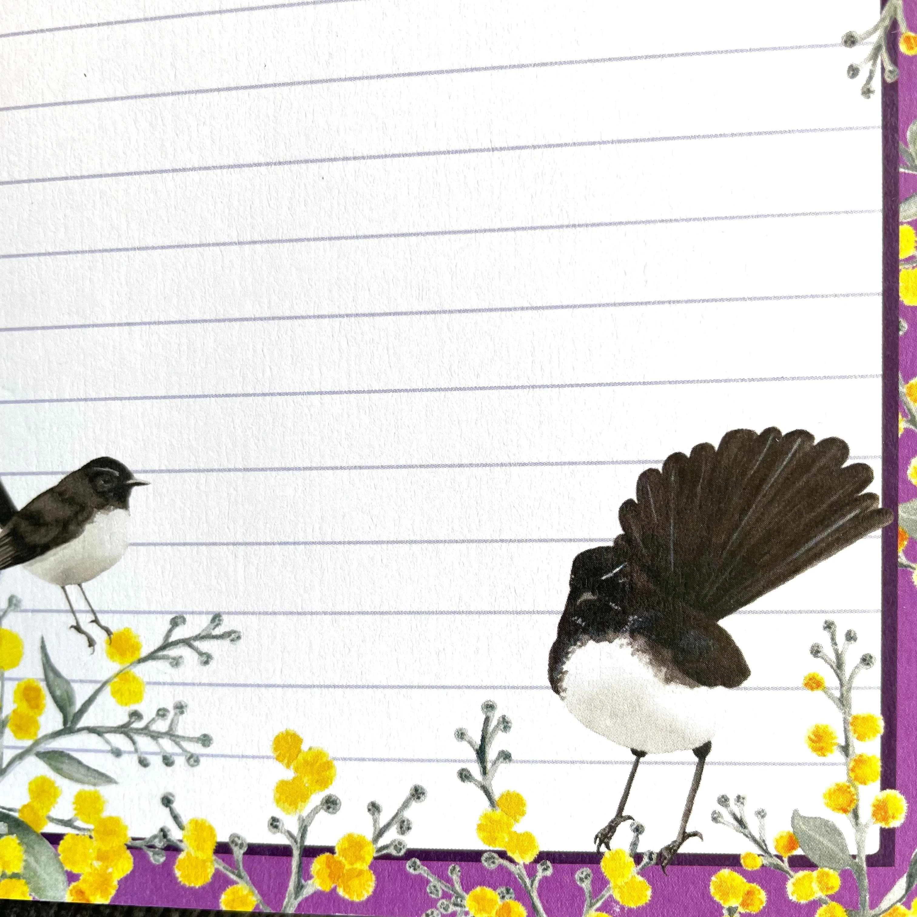 Willie Wagtail Note Pad