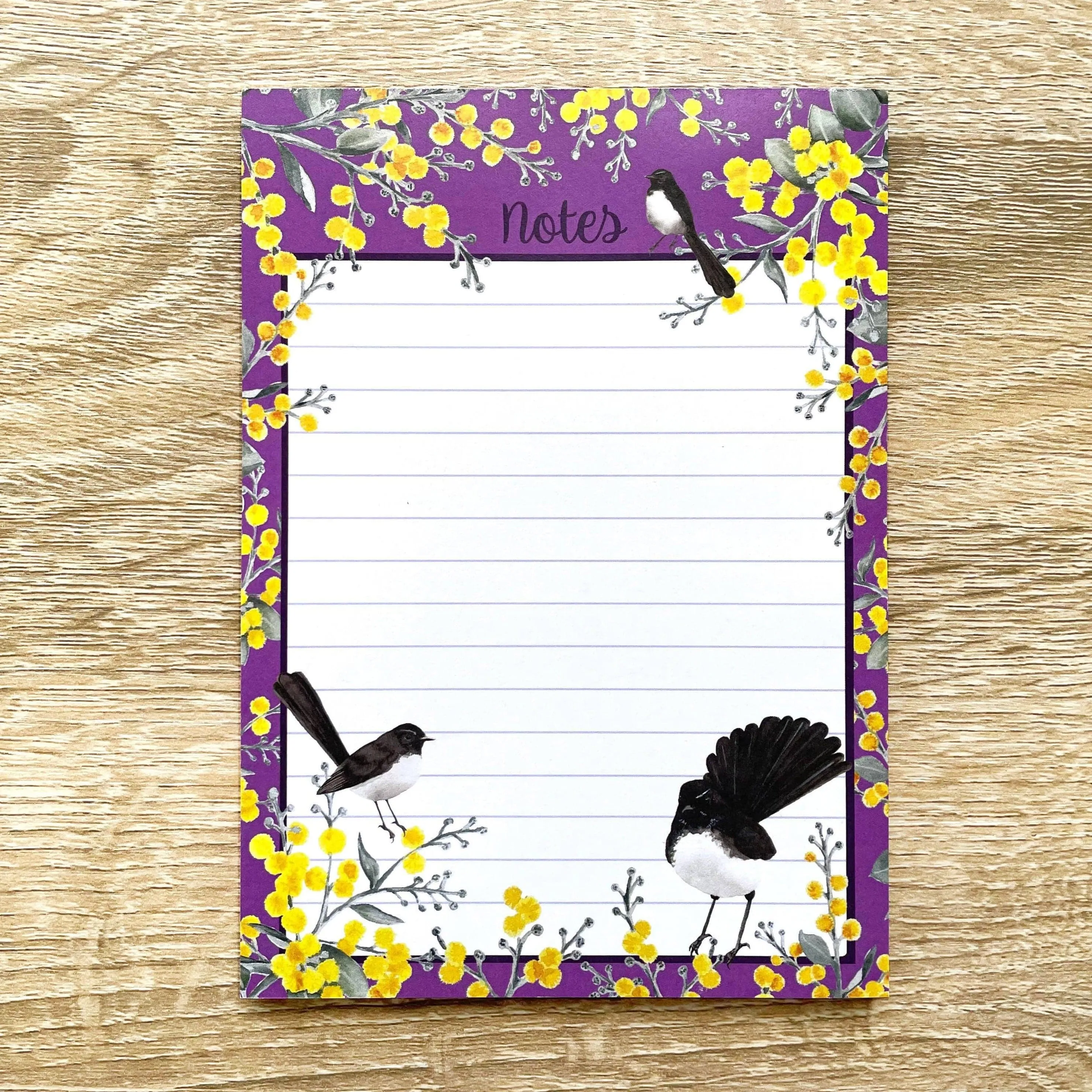 Willie Wagtail Note Pad
