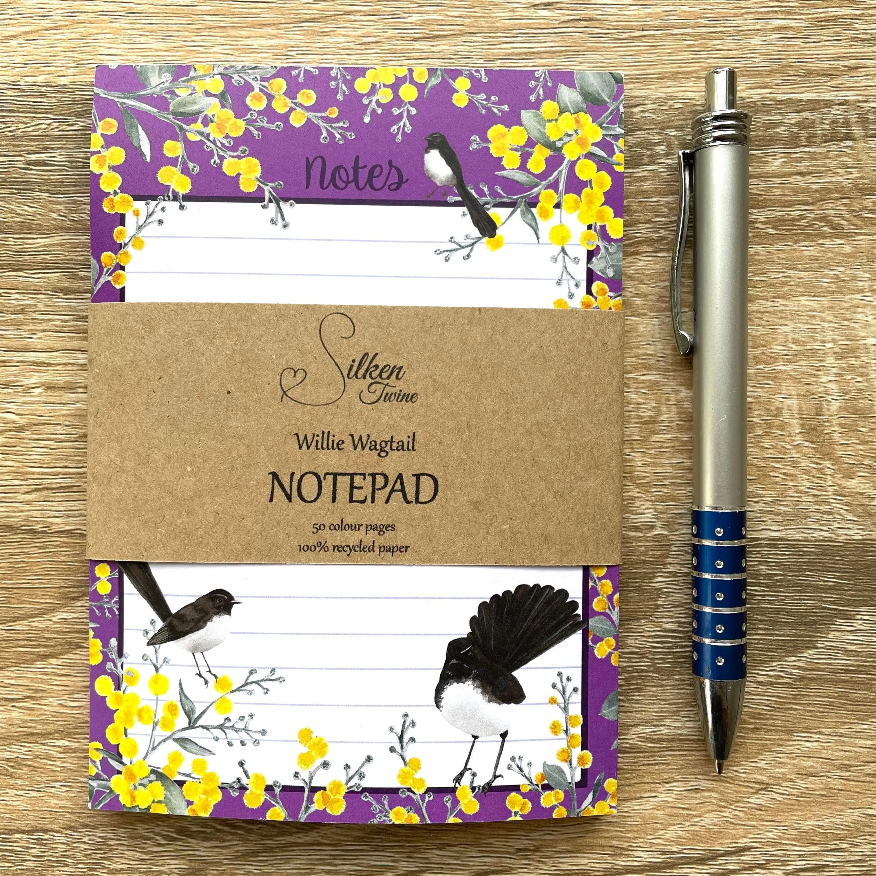 Willie Wagtail Note Pad
