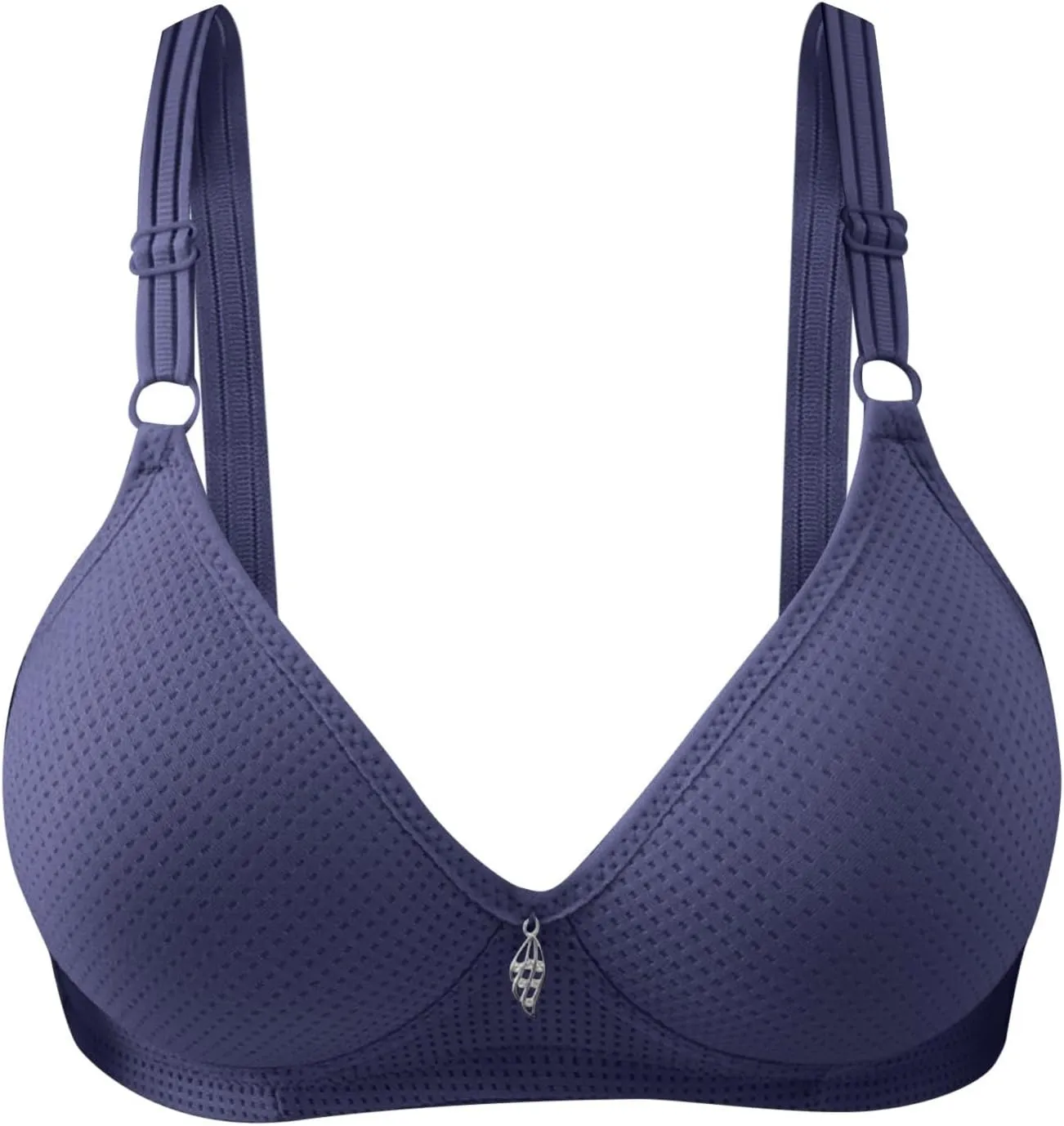Women Bra Pack Side Buckle Lace Edge Without Steel Ring Movement Seamless Gathering Sports Bra Non Removable Pads