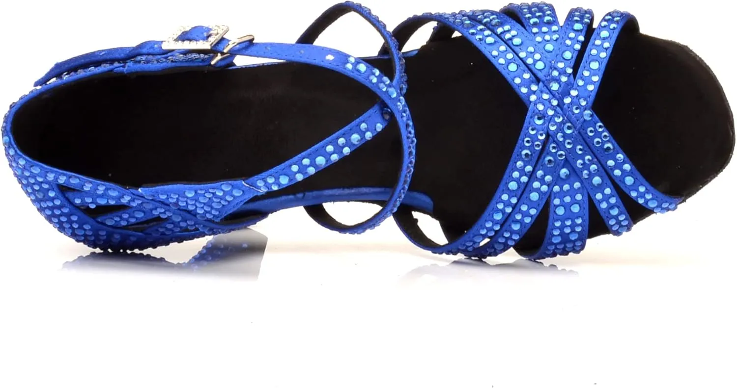 Women's 1920s Party Shoes Rhinestone Ballroom Dance Shoes Performance Wedding Shoes