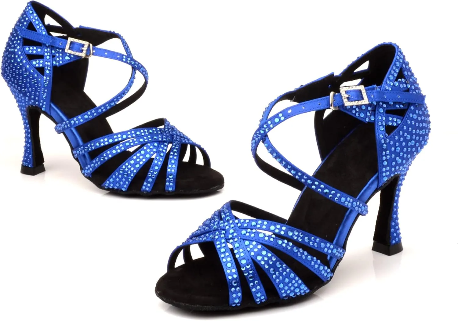 Women's 1920s Party Shoes Rhinestone Ballroom Dance Shoes Performance Wedding Shoes