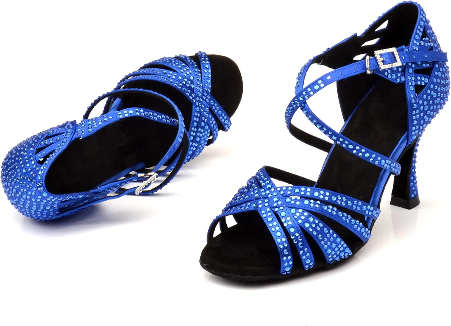 Women's 1920s Party Shoes Rhinestone Ballroom Dance Shoes Performance Wedding Shoes