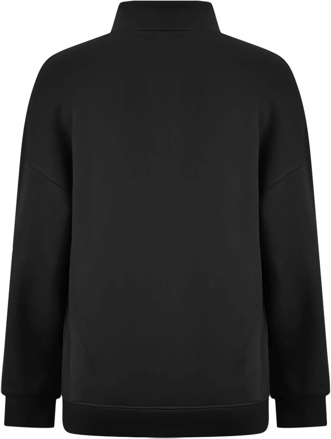 Womens 2025 Fashion Sweatshirts Oversized Half Zip Pocket Sweatshirt Casual Long Sleeve Pullover Tops