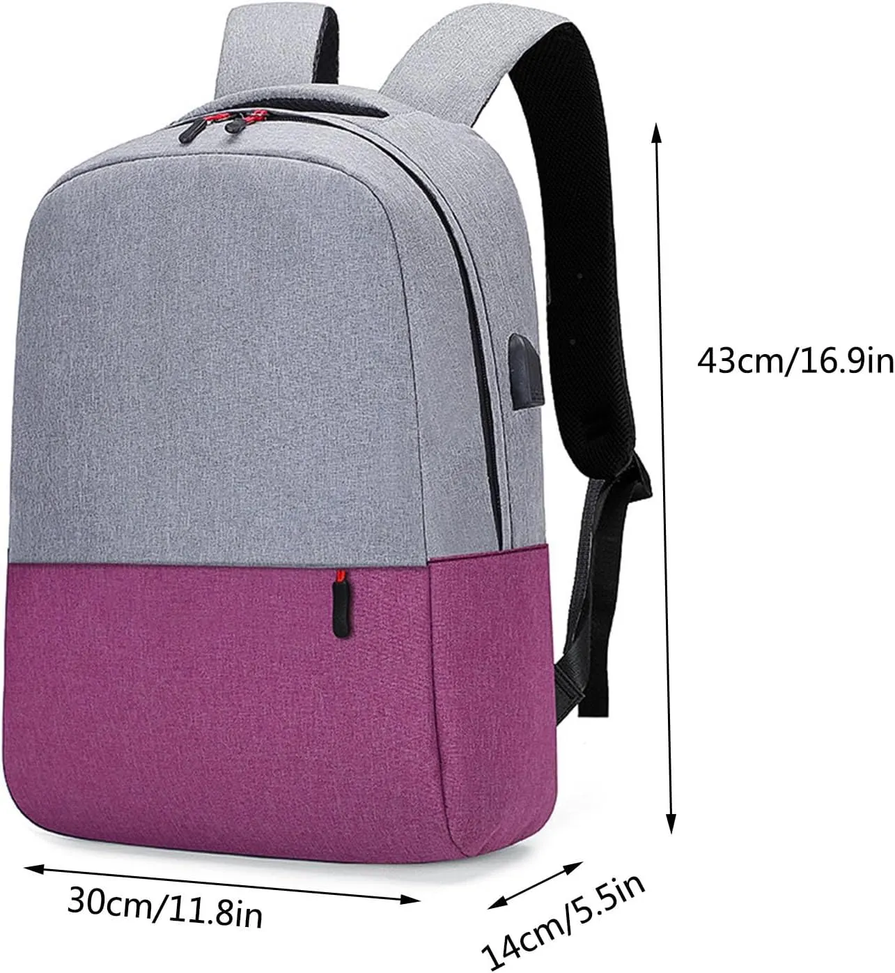 Women's Backpack Fashionable Small Schoolbag Comfortable Fashion Travel Backpacks Zipper Animal Print Rucksack(Black)