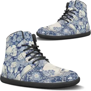 Women's Barefoot High Top Wide Toe Box Exercise Shoes Fashion Athletic Zero Drop Non-Slip Sport Workout Walking Shoes US 6-13.5