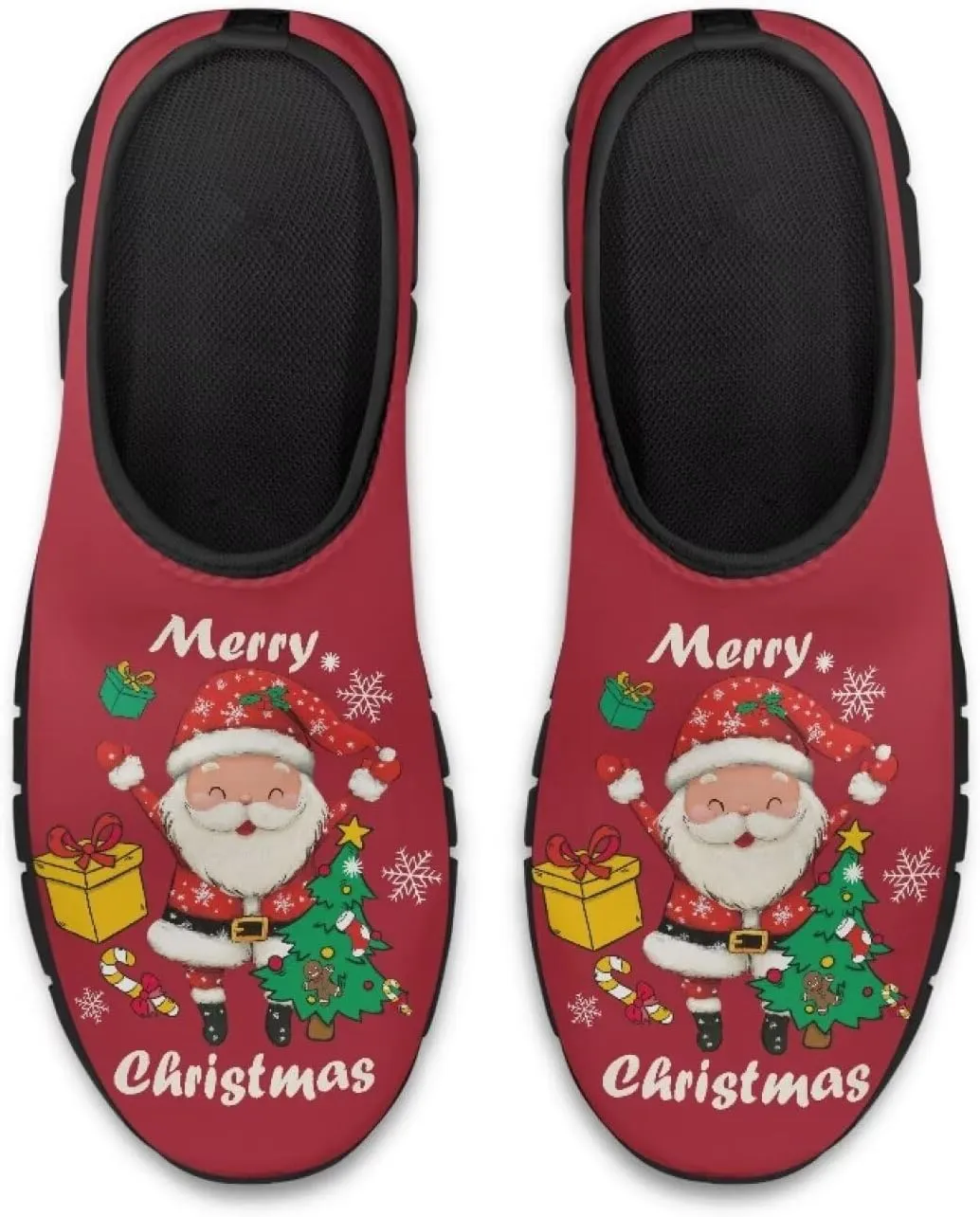 Women's Christmas Sneaker Casual Low Top Shoes Slip On Lightweight Non-Slip Holiday Walking Sneaker for Women US 5.5-11.5