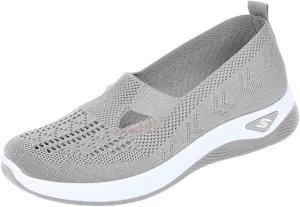 Womens Easy Wear Slip On Sneakers Athletic Walking Shoes Summer Casual Mesh-Comfortable Tennis Workout Sneakers 2025