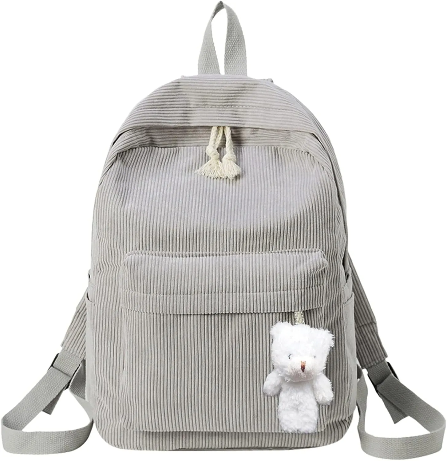 Women's Fashion Cloth Outdoor Travel Bag Travel Mini Backpacks for Teens Mini Vegan Leather Backpack for Woman(Grey)