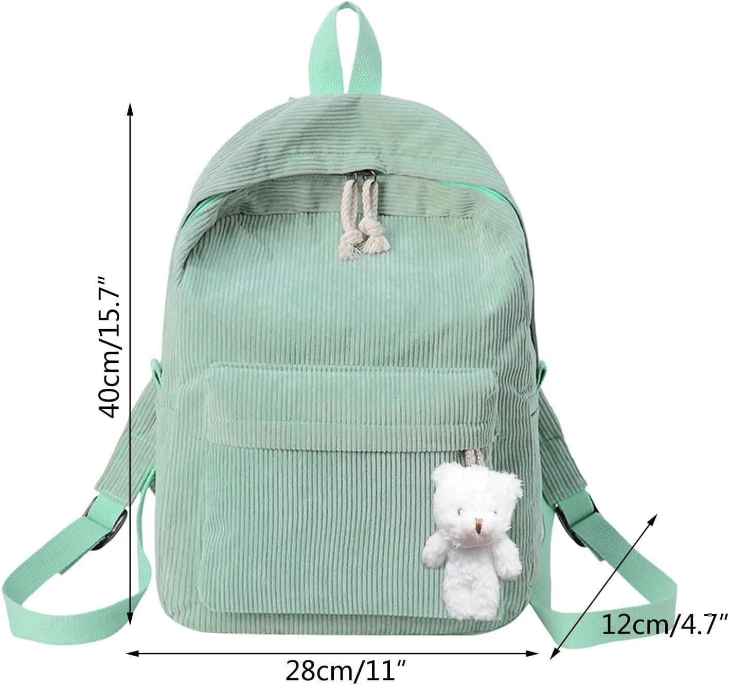 Women's Fashion Cloth Outdoor Travel Bag Travel Mini Backpacks for Teens Mini Vegan Leather Backpack for Woman(Light Blue)