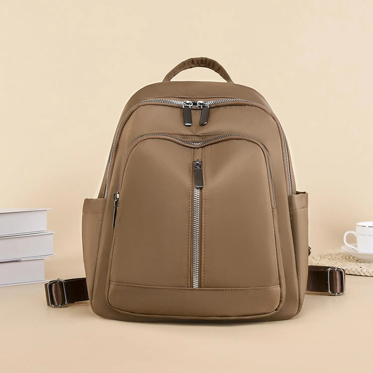 Women's Fashion Cloth Outdoor Travel Bag Waterproof Stylish Daypack Purses Shoulder Bags Small Backpacks Purses