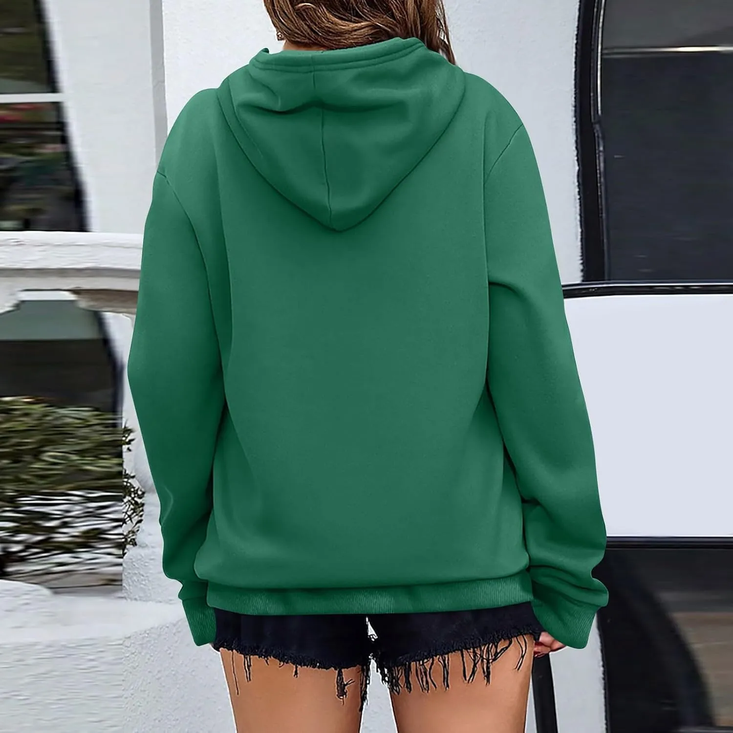 Womens Hoodies Fleece Sweatshirts Casual Fashion Long Sleeve Hoodies Pullover Winter Fall Outfits with Pocket