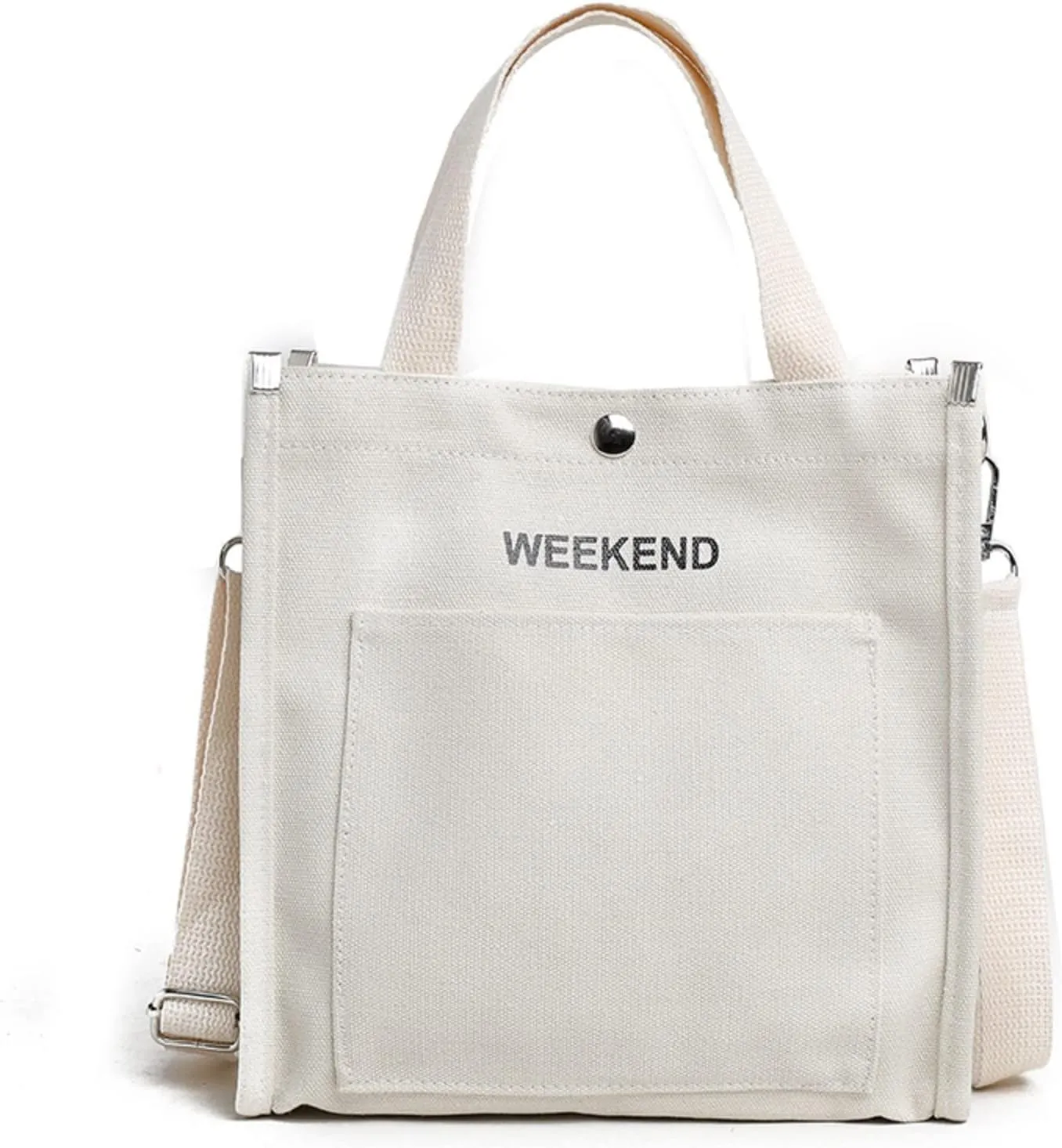 Women's Large Capacity Canvas Handbag Letter Printed Shoulder Messenger Bag Clutch Wallet for Men Leather Bags