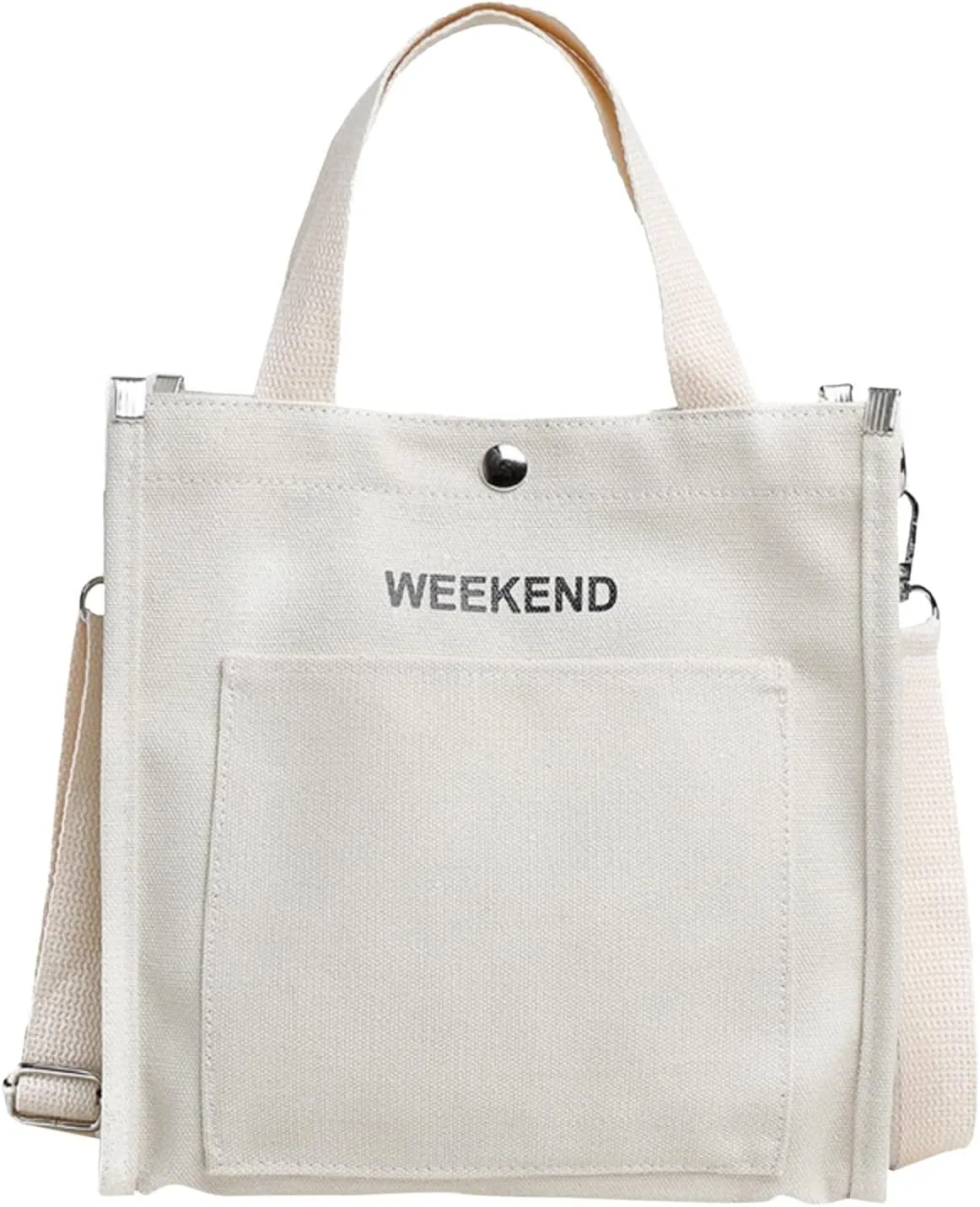 Women's Large Capacity Canvas Handbag Letter Printed Shoulder Messenger Bag Clutch Wallet for Men Leather Bags
