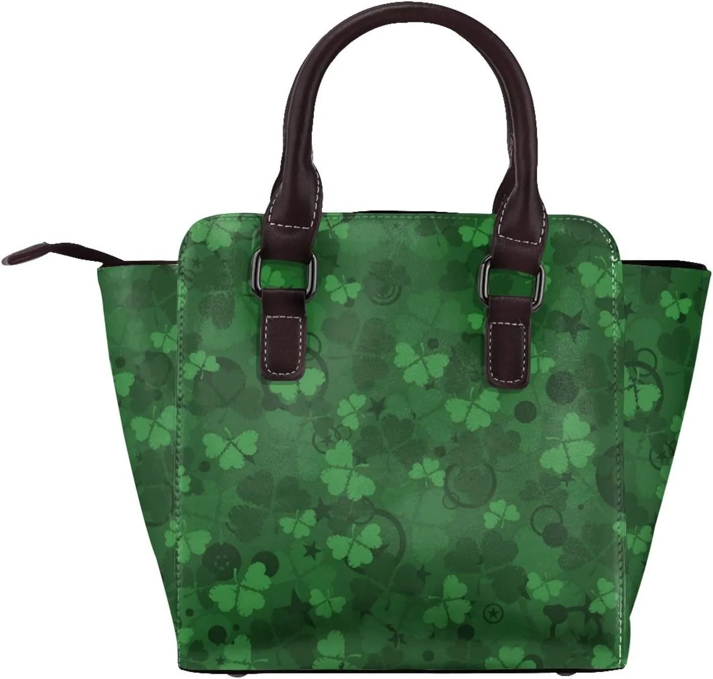 Women's PU Leather Shoulder Bag Handbag Shopping Purse Handle Satchels Studded Totes Clutch Bag