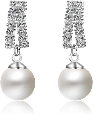Women's Stud Earrings, Silver Jewelry Earrings Crown Silver Plated Jewelry Earrings Teens