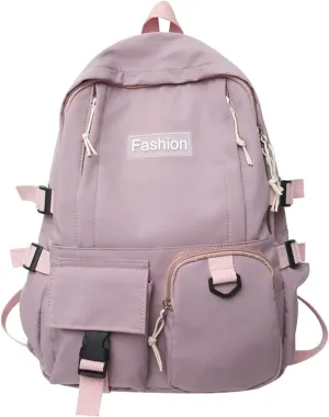 Women's Travel Cloth Lightweight Fashion Backpack Letter Purse Mobile Phone Messenger Bags Womens Crossbody Bag(Purple)