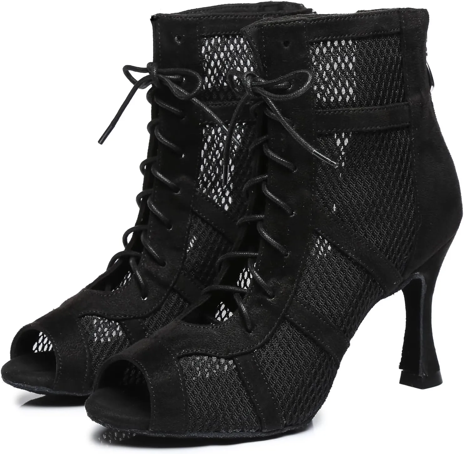 Yokala Ballroom Dance Shoes Women Latin Salsa Swing Social Practice Dancing Boots S06