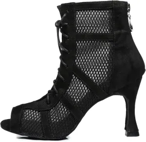 Yokala Ballroom Dance Shoes Women Latin Salsa Swing Social Practice Dancing Boots S06