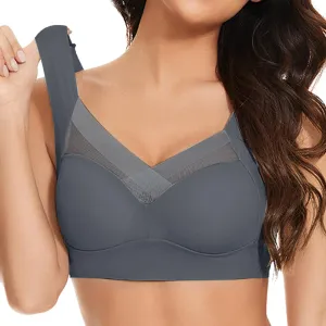 Zen Chic Bras for Women Seamless Wireless Lysine Charm Anti Sagging Bras Push Up Thin Posture Correcting Gathering Bralettes