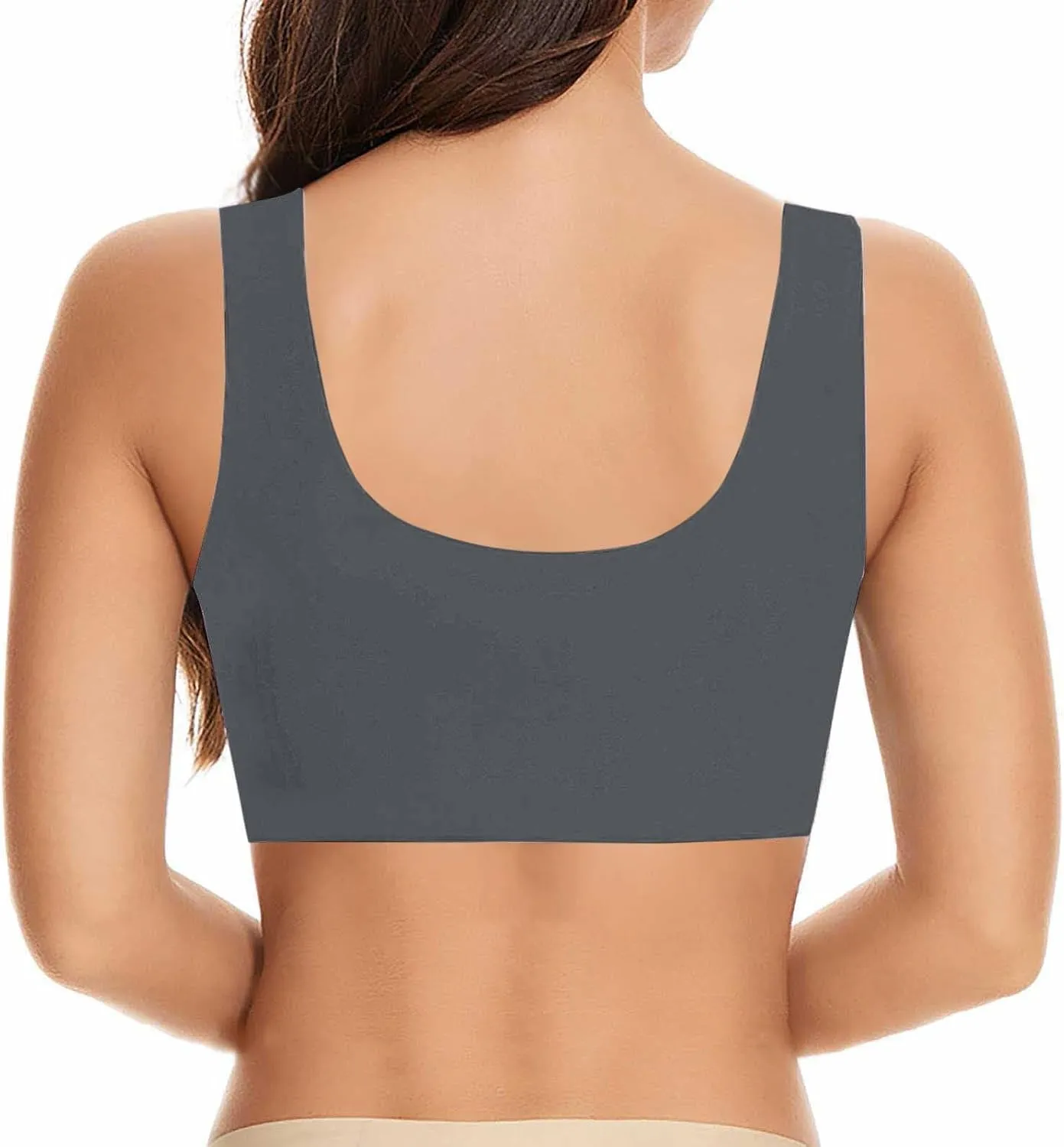 Zen Chic Bras for Women Seamless Wireless Lysine Charm Anti Sagging Bras Push Up Thin Posture Correcting Gathering Bralettes