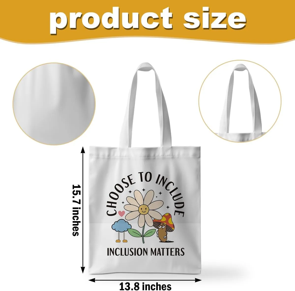 ZHAMEN Speech Therapy Tote Bag - SLP Gifts for Pathologist, Women, Teacher, Speech Therapist